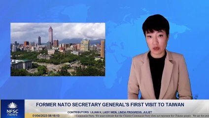Former NATO Secretary General's First Visit to Taiwan