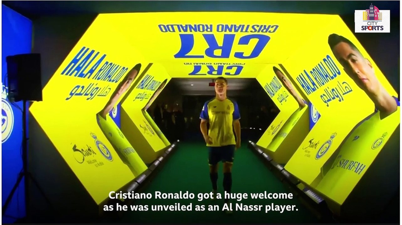Cristiano Ronaldo's Presentation And First Press Conference At Al Nassr FC, Saudi Arabia