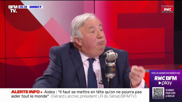 Aides aux entreprises sur l'énergie: C'est incompréhensible ce qui est sorti de Bercy , regrette Gérard Larcher