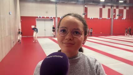Interview maritima: Chloé Gare d'Istres Sport Escrime