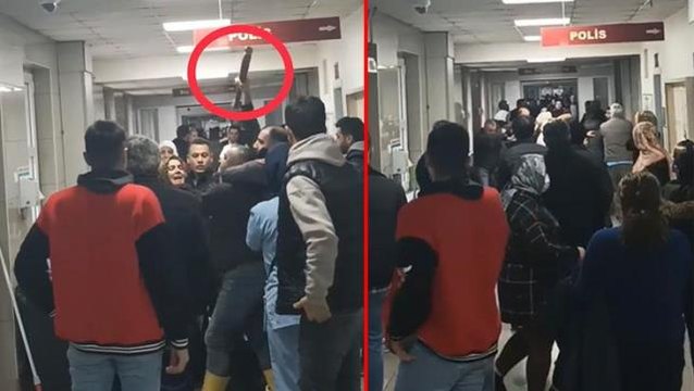 Balkondan düşen kadın hayatını kaybetti! Hastanede karşılaşan aileler hastaneyi savaş alanına çevirdi