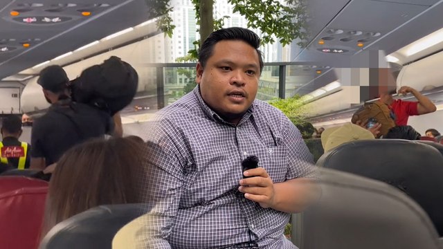 Kecoh 2 lelaki mengamuk, saksi cerita headphone jadi punca... sampai kena 'escort' keluar pesawat!