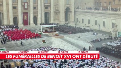 Les funérailles de Benoît XVI ont débuté
