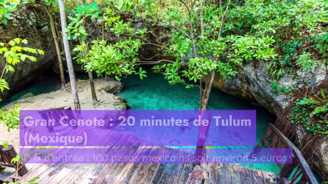 Où admirer les plus beaux cénotes ?