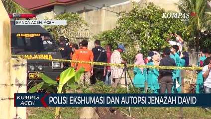 Outopsi Jenazah David yang di Duga Meninggal Akibat Penganiayaan Saat Ditangkap BNNP Aceh