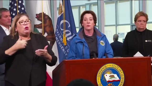 Une «bombe cyclonique» a touché la Californie hier: Des vents violents et des pluies torrentielles ont privé d’électricité des dizaines de milliers de foyers et provoqué la fermeture de plusieurs routes - Regardez