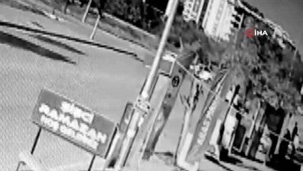 Antalya'da 'ders' veren kaza kamerada