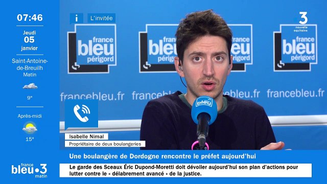 Isabelle Nimal, propriétaire de deux boulangeries à Sarlat et Carsac Aillac