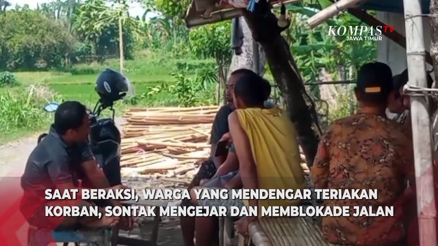 Maling Motor di Pasuruan Babak Belur Dihajar Massa Usai Tepergok