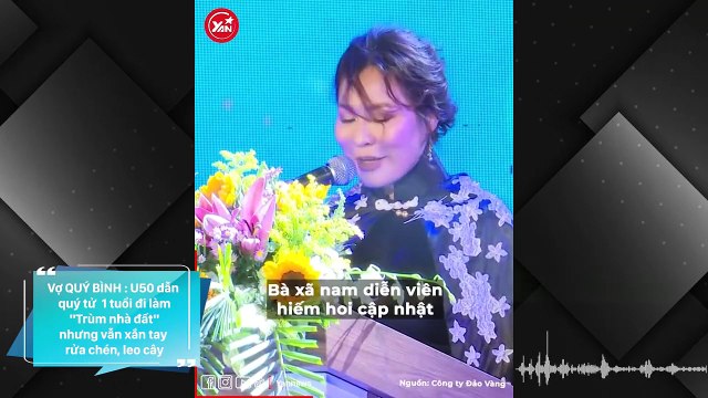 Vợ diễn viên Quý Bình mang con 1 tuổi đi làm: Giảm 10 ký vẫn trẻ trung dù U50, ăn Tết xa chồng