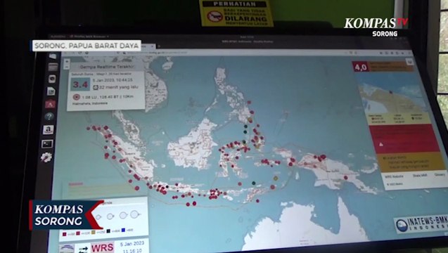 BMKG Stasiun Geofisika Minta Masyarakat Papua Barat Daya Mitigasi Gempa