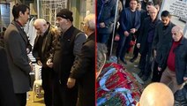 Muhsin Yazıcıoğlu'nun oğlu Furkan Yazıcıoğlu, öldürülen Sinan Ateş'in kabrini ziyaret etti