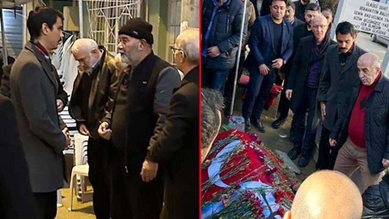 Muhsin Yazıcıoğlu'nun oğlu Furkan Yazıcıoğlu, öldürülen Sinan Ateş'in kabrini ziyaret etti