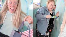 Lively ladies prove that age is just a number by stepping on CHAOTIC spinning platforms