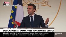 Voeux aux boulangers - Emmanuel Macron s'agace lors de son discours: 