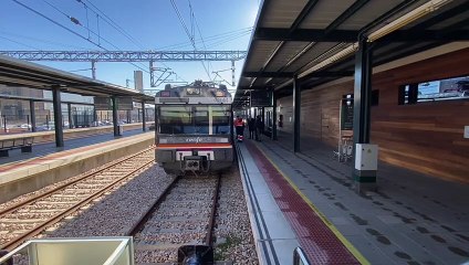 Llegada en tren de Gaspar, Melchos y Baltasar