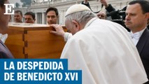 La despedida del papa emérito Benedicto XVI