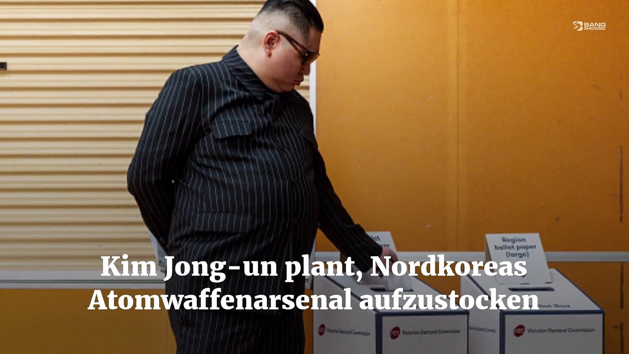 Kim Jong-un plant, Nordkoreas Atomwaffenarsenal aufzustocken