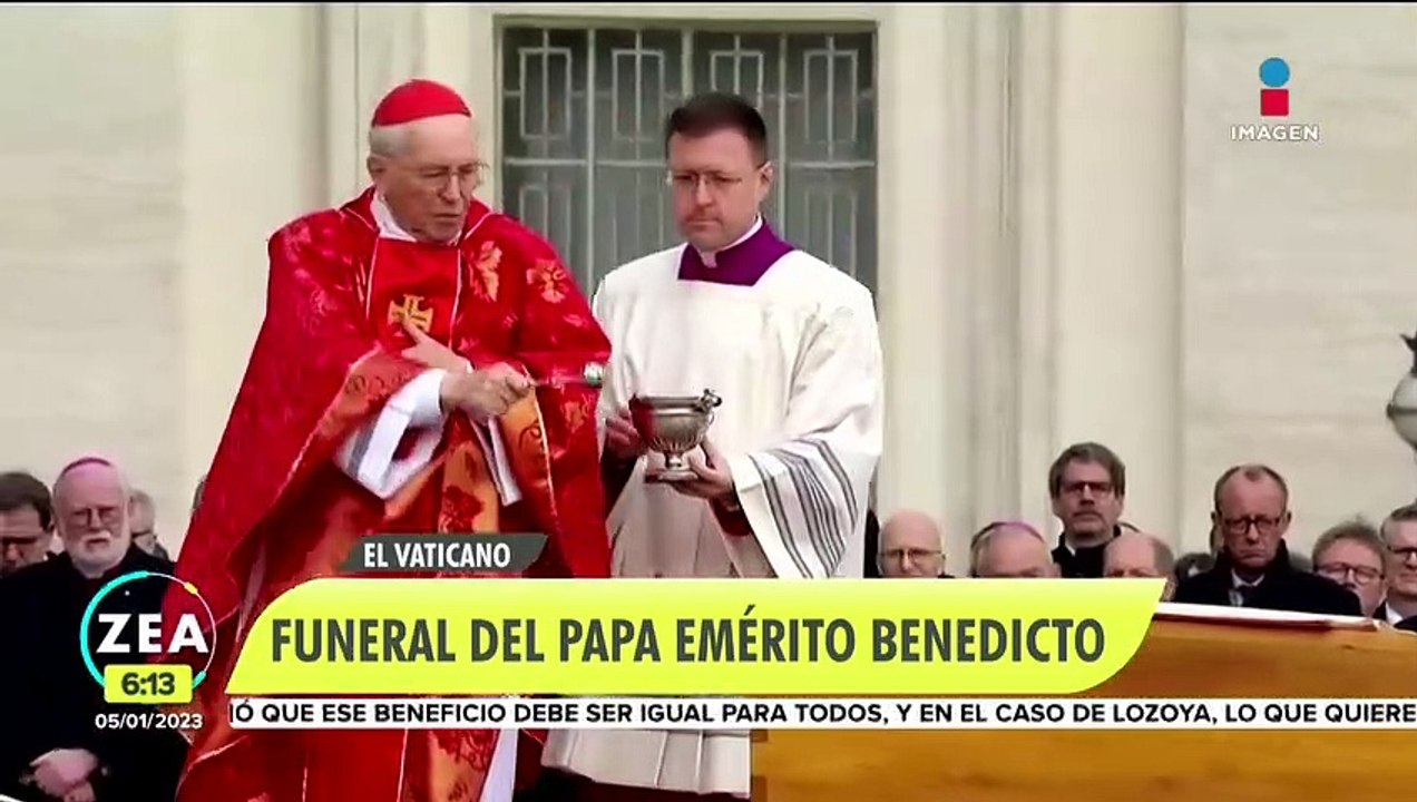 El papa Francisco preside el funeral de Benedicto XVI - Vídeo Dailymotion