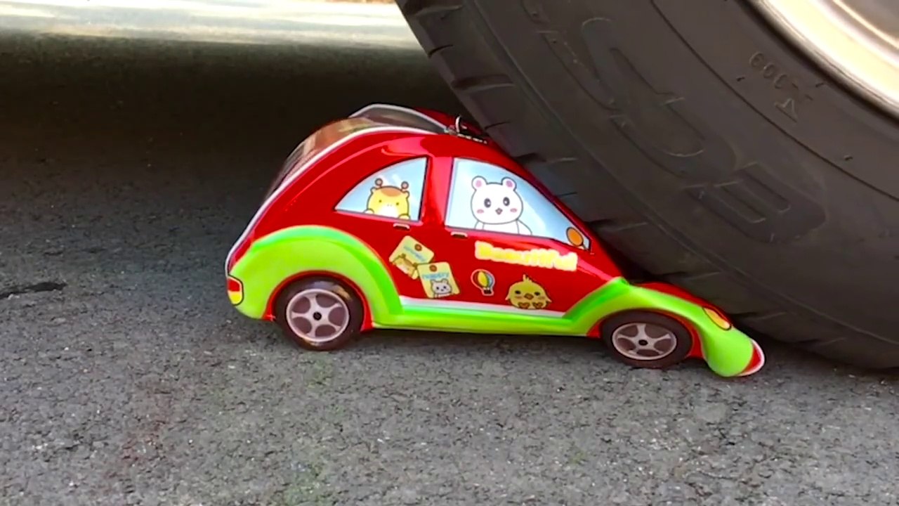 EXPERIMENT_ CAR VS Truck and Toys ASMR Crushing Crunchy Things