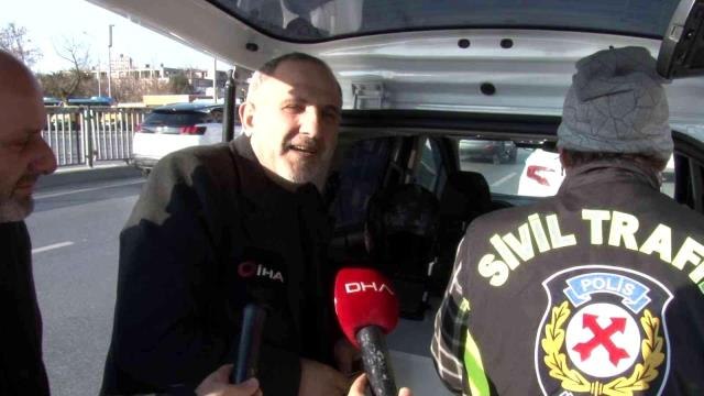 Kadıköy'de denetimde ceza kesilen taksici: Ceza yemedim saçmalamayın, siz uyduruyorsunuz