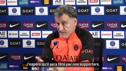 PSG - Galtier : "J’espère que Messi sera fêté par nos supporters"
