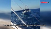 Yunan Sahil Güvenlik Botu Tarafından Türk Balıkçı Teknelerine Gerçekleştirilen Taciz Teşebbüsü Türk Sahil Güvenlik Botu Tarafından Engellenmiştir