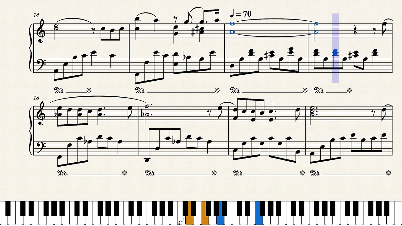 Les jours tranquilles - André Gagnon (Piano solo partition, sheet music)