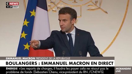“Mademoiselle ne se sent pas bien” : Emmanuel Macron interrompt ses voeux aux boulangers