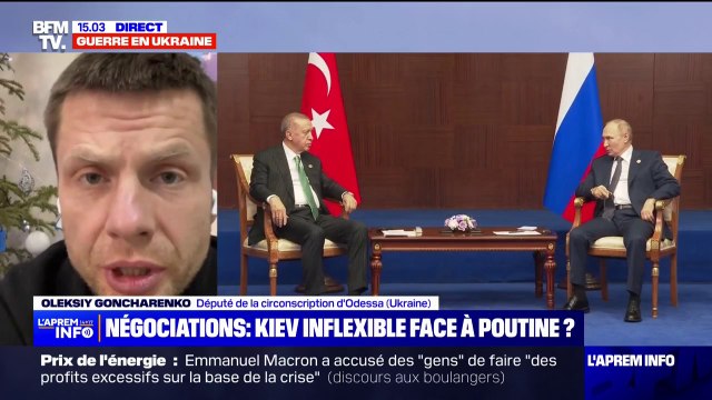 Ukraine: Nous sommes prêts pour la paix mais pas pour un cessez-le-feu , ce député ukrainien réagit aux propos de Vladimir Poutine