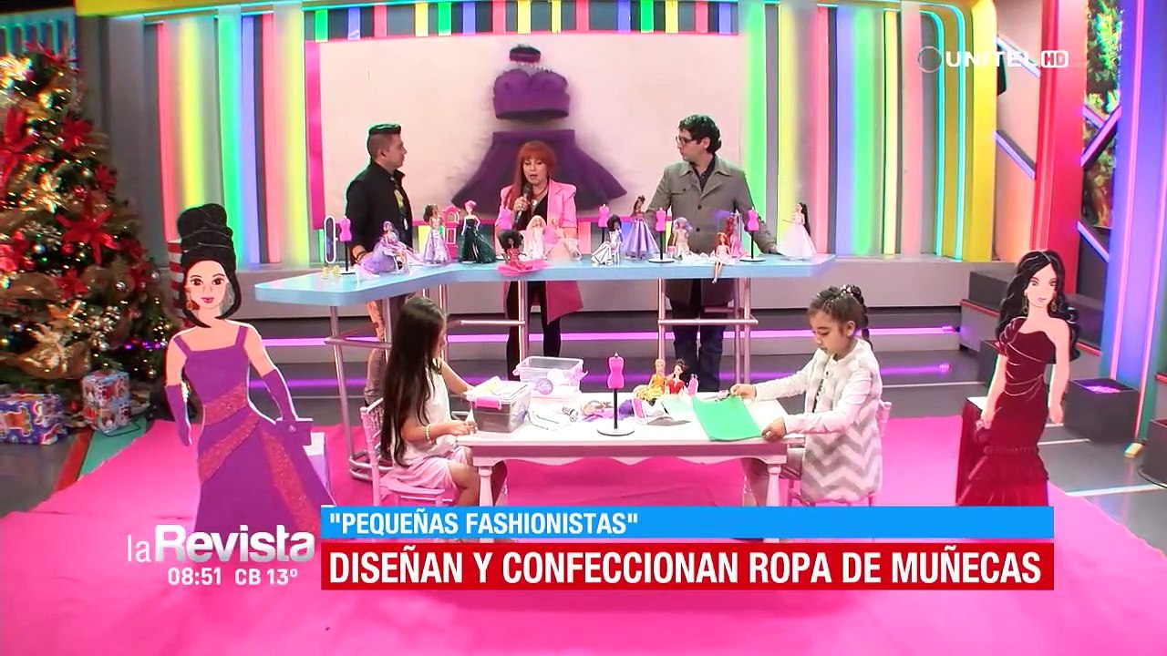 Emprendimiento: Niñas confeccionan hermosos vestidos para sus muñecas