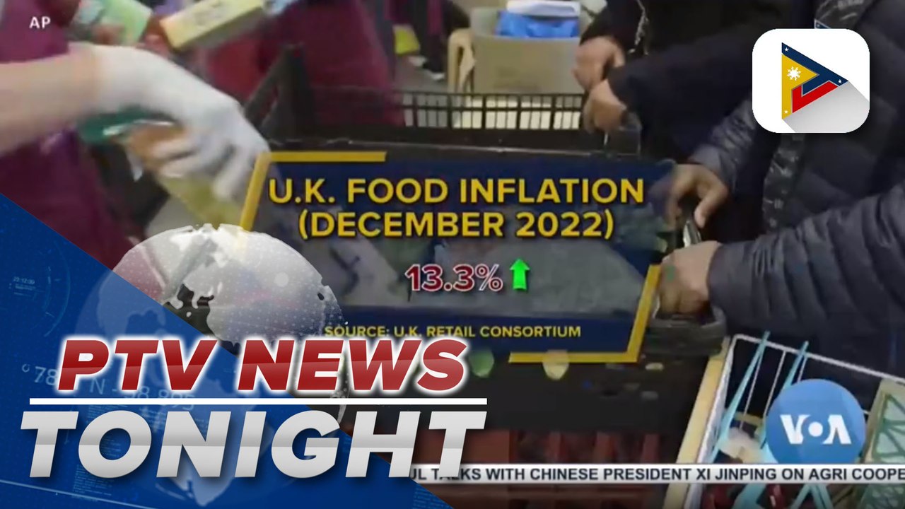 Food prices in UK hit record high in December 2022 video Dailymotion