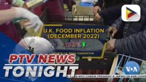 Food prices in UK hit record high in December 2022