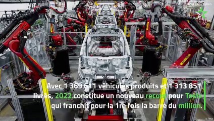Tesla bat des records de ventes et de production en 2022, mais l’horizon s’assombrit
