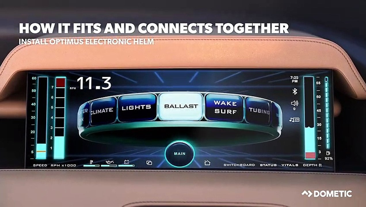 Dometic Debuts Optimus Electric Steering for Wake Boats video Dailymotion