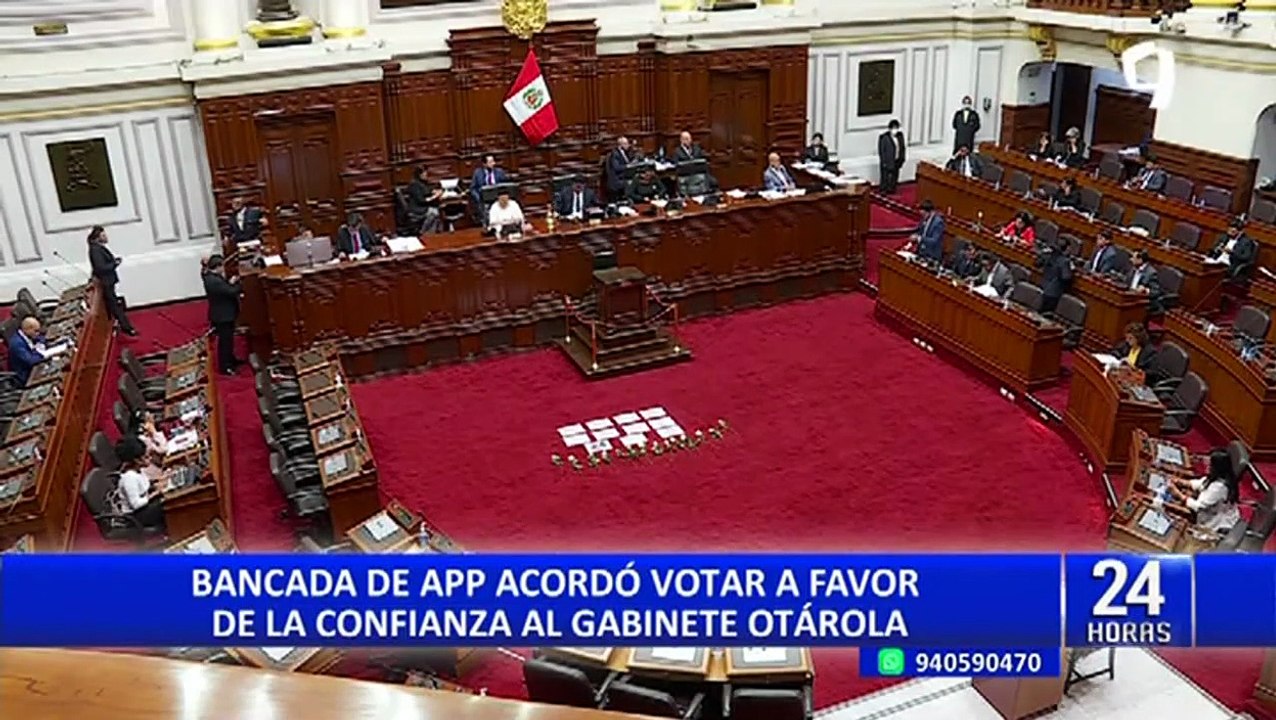 Bancadas de izquierda votarían en contra del voto de confianza al Gabinete Otárola