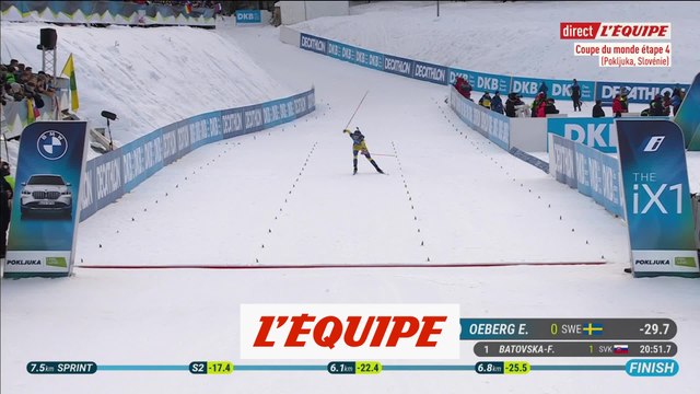 Julia Simon deuxième du sprint de Pokljuka derrière Elvira Oeberg - biathlon - Mondiaux
