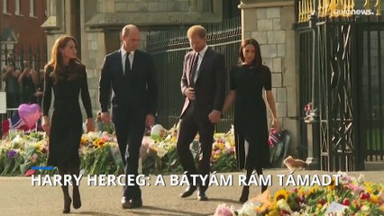 "Megragadott és a földre lökött" - állítja bátyjáról, a brit trónörökösről Harry herceg