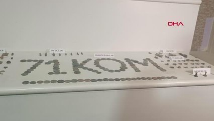 KIRIKKALE'DE 952 PARÇA TARİHİ ESER ELE GEÇİRİLDİ