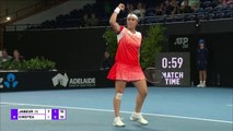 Adélaïde - Jabeur commence bien la nouvelle année en sortant Cirstea