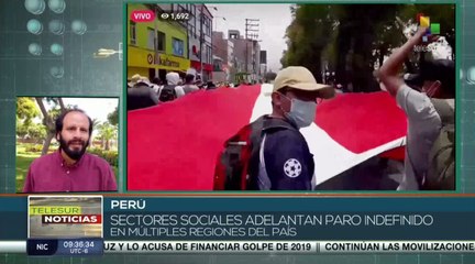 Perú: Reportan al menos 20 vías bloqueadas en distintos puntos del país