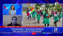 Presidente de la Cámara de Comercio de Cusco: 80% de reservas hoteleras fueron canceladas por protestas