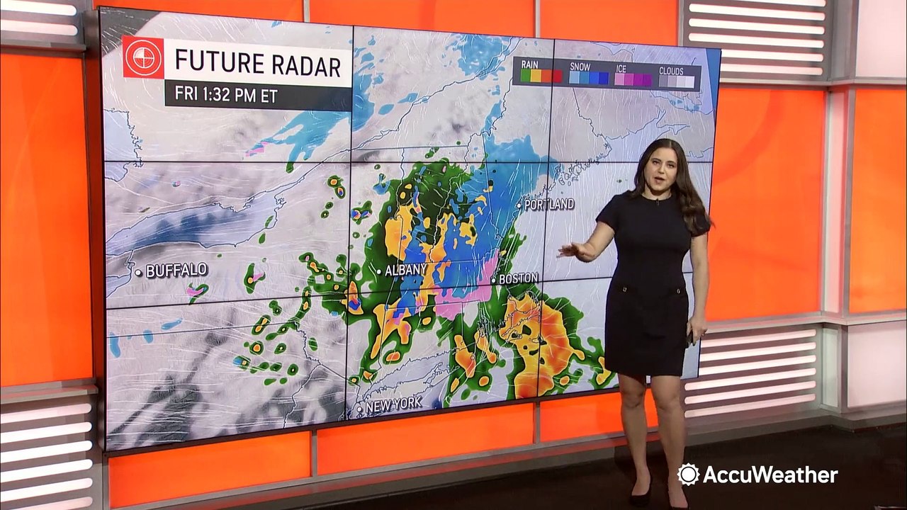 Colder, wintry weather returns to Northeast, Midwest