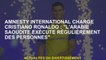 Amnesty International charge Cristiano Ronaldo: "L'Arabie saoudite exécute régulièrement des gens"
