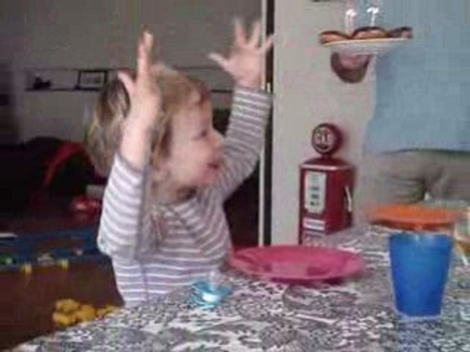 The song : "happy birthday to you"