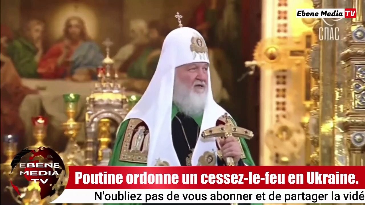 Poutine ordonne un cessez-le-feu en Ukraine les 6 et 7 janvier.