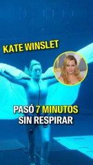 Kate Winslet pasó más de 7 minutos sin respirar en Avatar