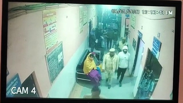 बहरोड़ अस्पताल में हुई फायरिंग में गैंगेस्टर लादेन ने ऐसे चिकित्सक के कमरे में छुप कर बचाई जान,देखे वीडियो