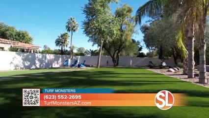Turf Monsters shows how they can install or YOU can install artificial turf for your home
