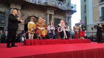 El Ayuntamiento de Pamplona recibe a los Reyes Magos